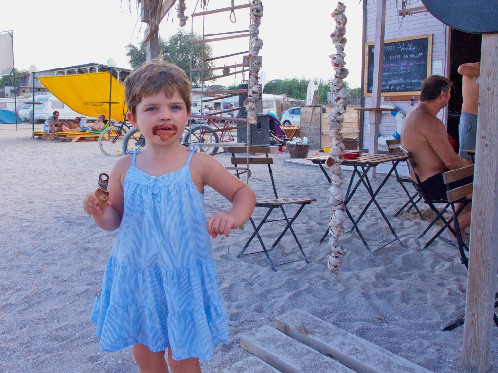 summer beach with books, Black Sea coast