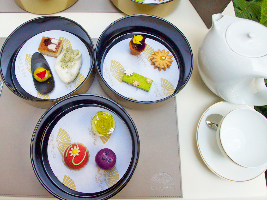 Mandarin Oriental Paris, afternoon tea at Camelia restaurant