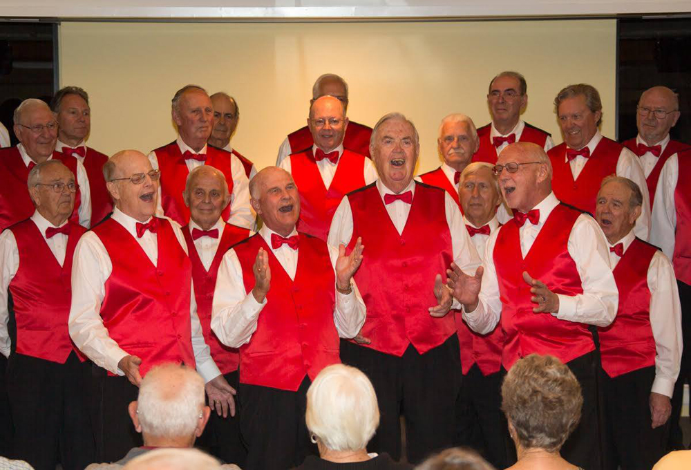 The Paradise Coastmen Barbershop Chorus, music in Naples Florida