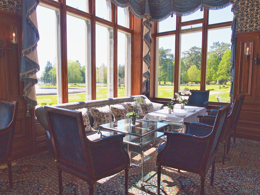 ashford castle, dining in a castle