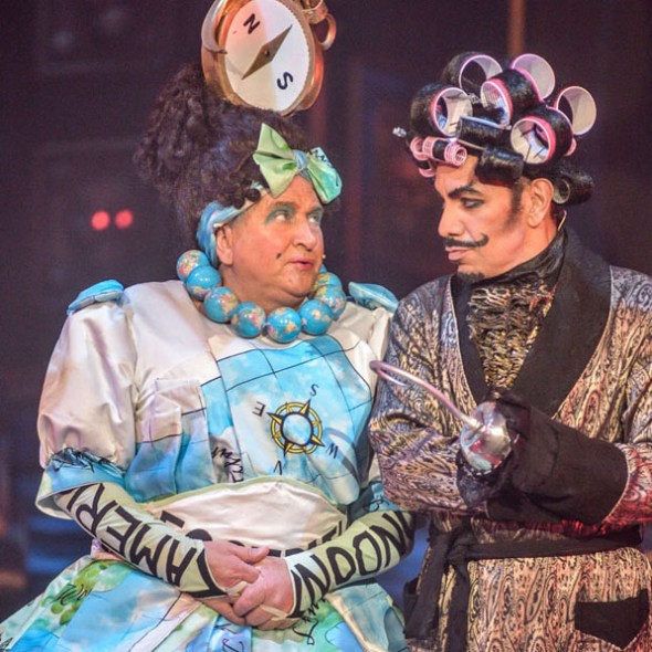 May McFettridge, David Bedella, Peter Pan pantomime