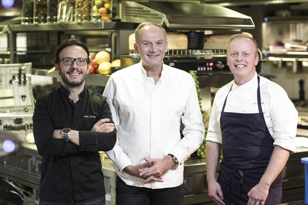 Simone Zanoni Christian le Squer and David Bizet