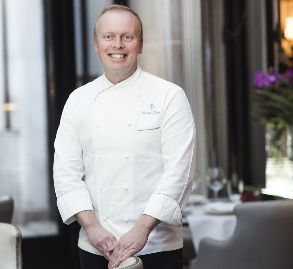 David Bizet Chef at L'Orangerie restaurant Paris