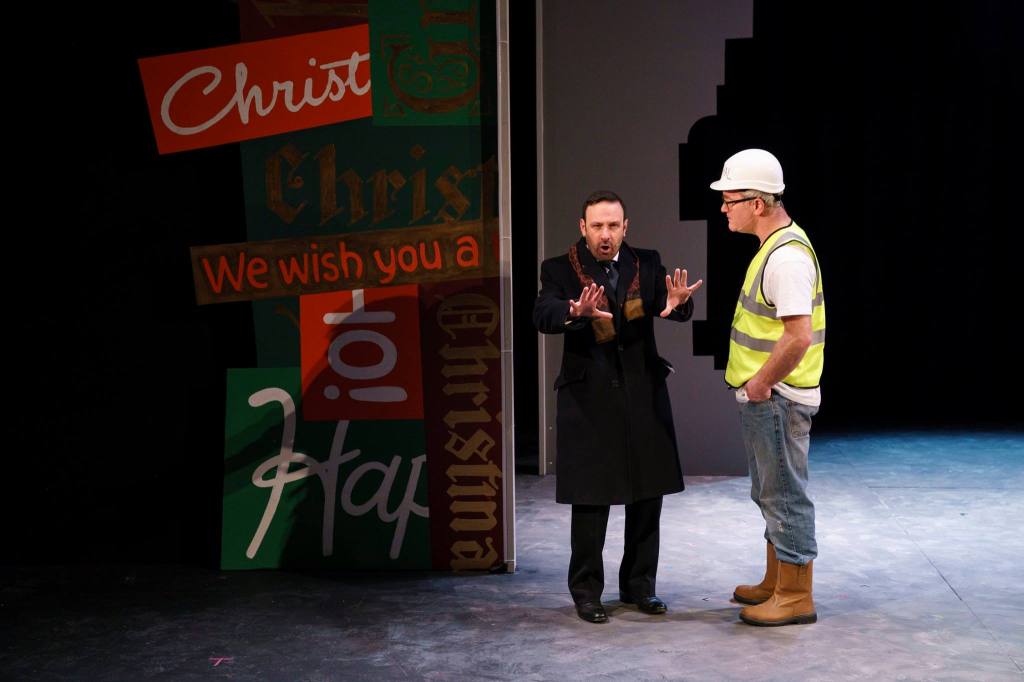 Conor Grimes actor, Alan McKee actor, christmas at lyric theater belfast